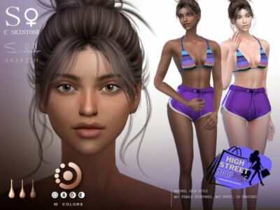 Natural Female Skintones by S-Club Sims 4 CC