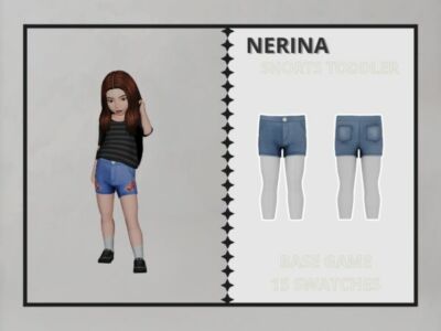 Nerina – Toddler Shorts Sims 4 CC