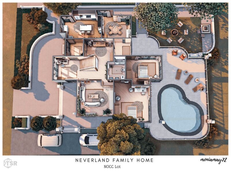 sims 4 cc neverland family home no cc lot by moniamay72 5