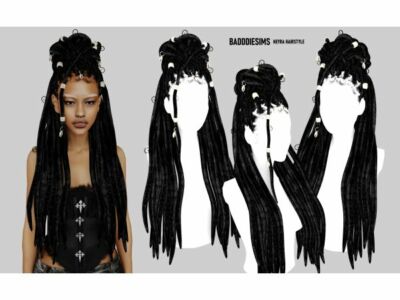 Neyra Hairstyle by Badddiesims Sims 4 CC