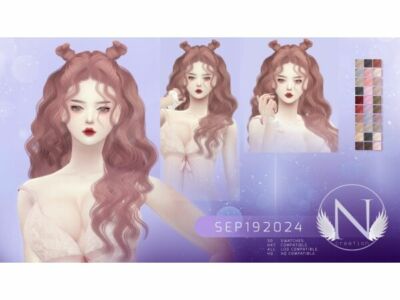 Nilyn Hair SEP192024 Sims 4 CC