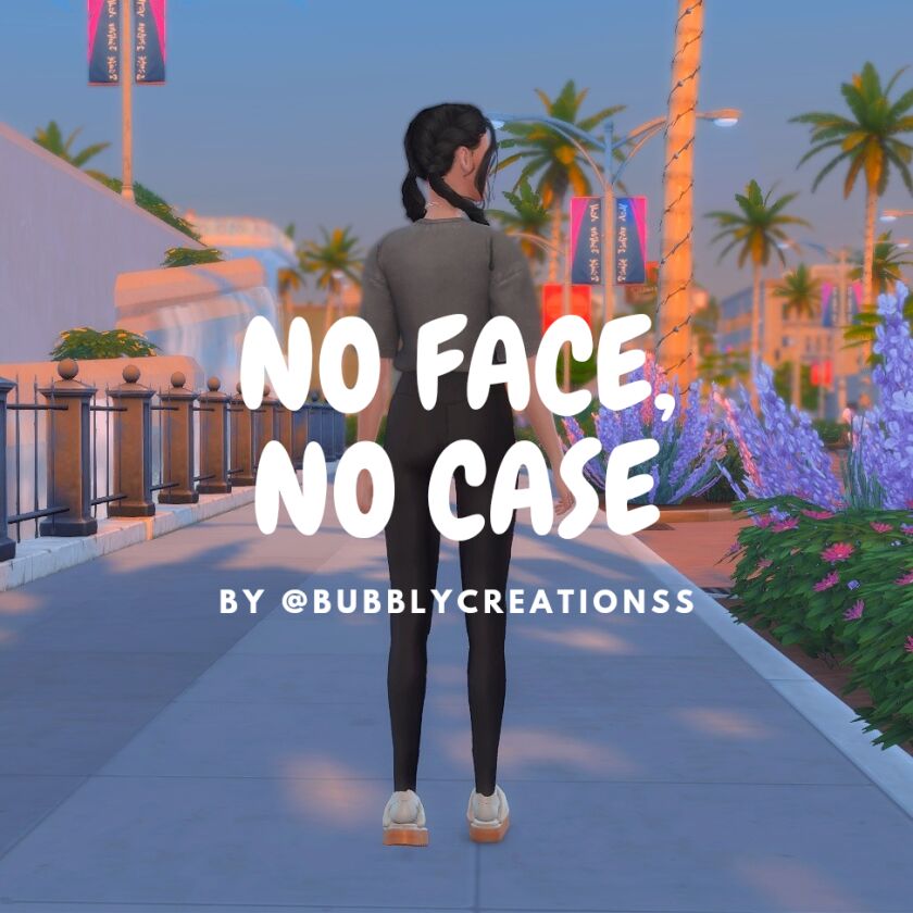 ♡ No Face, No Case ♡ Sims 4 CC