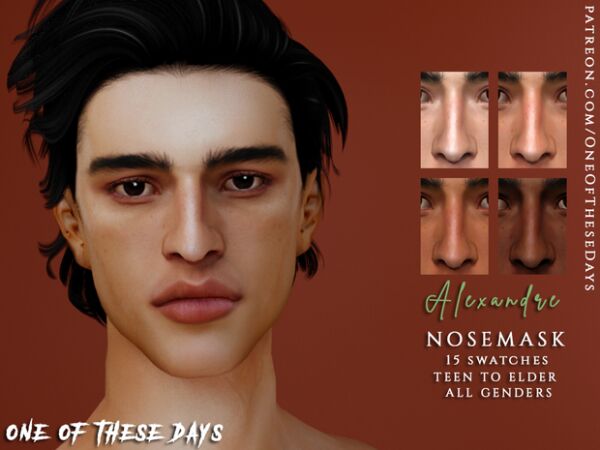 Nosemask016 – Alexandre Sims 4 CC