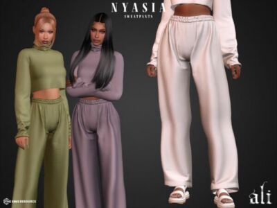 Nyasia Sweatpants for Sims Sims 4 CC