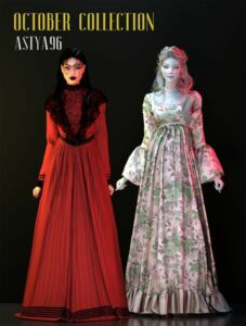 October Collection 2024 By Astya96 Sims 4 CC