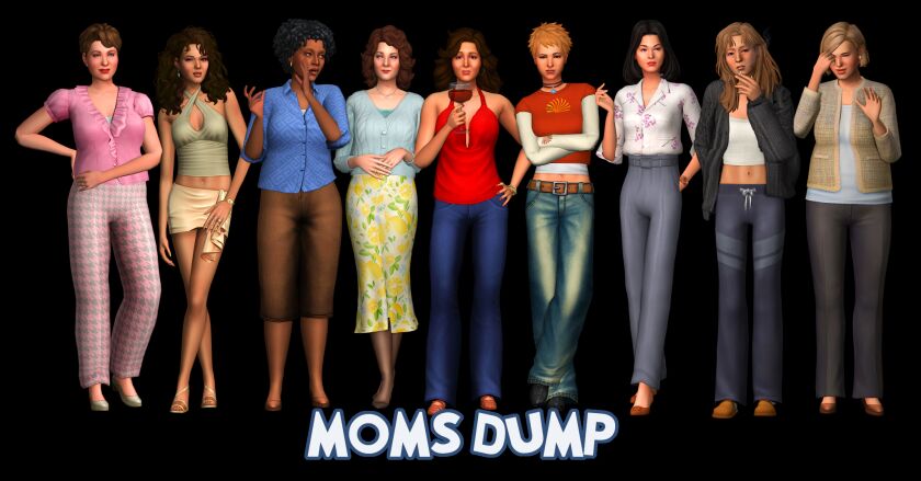 October Sim Dump – Moms Sims 4 CC