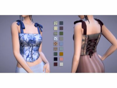 Ophelia Corset Sims 4 CC