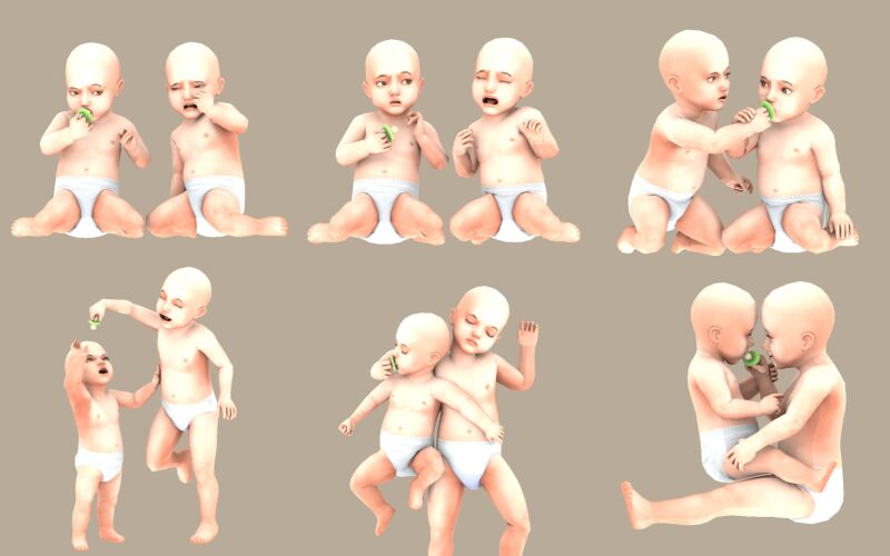 sims 4 cc pacifier poses accessory 2