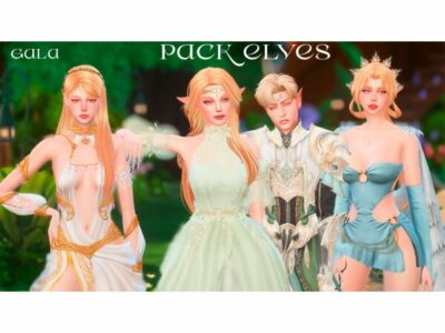 Pack Elves by Gala_Sim Sims 4 CC