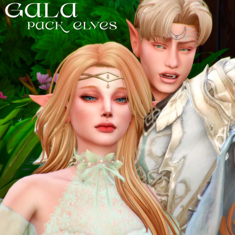 sims 4 cc pack elves by gala sim 6