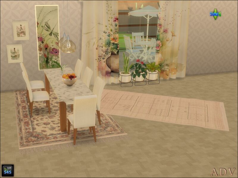 sims 4 cc paintings and rugs 2