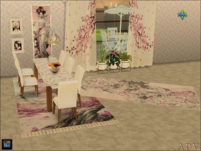 sims 4 cc paintings and rugs 3