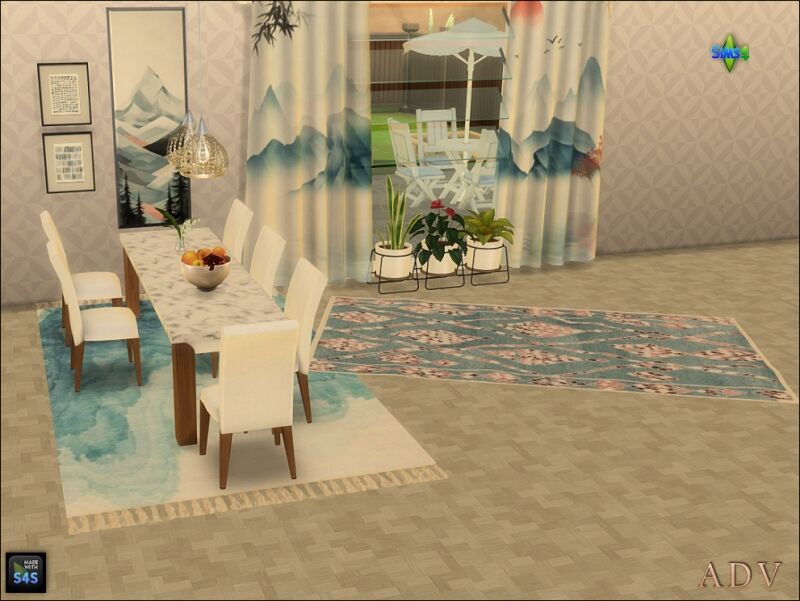 sims 4 cc paintings and rugs 5