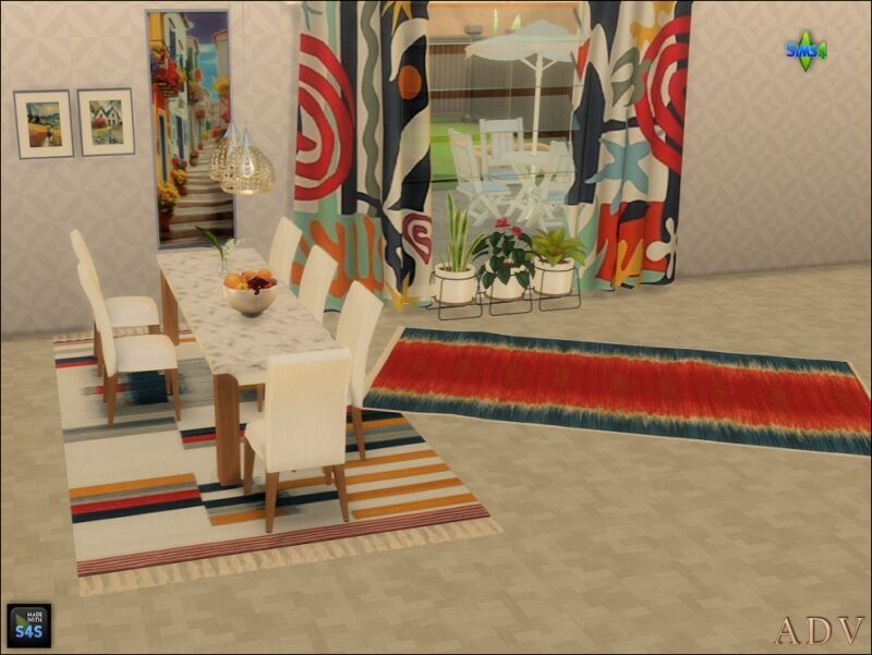 sims 4 cc paintings and rugs 6