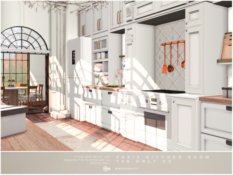 sims 4 cc paris kitchen tsr only cc by moniamay72 2