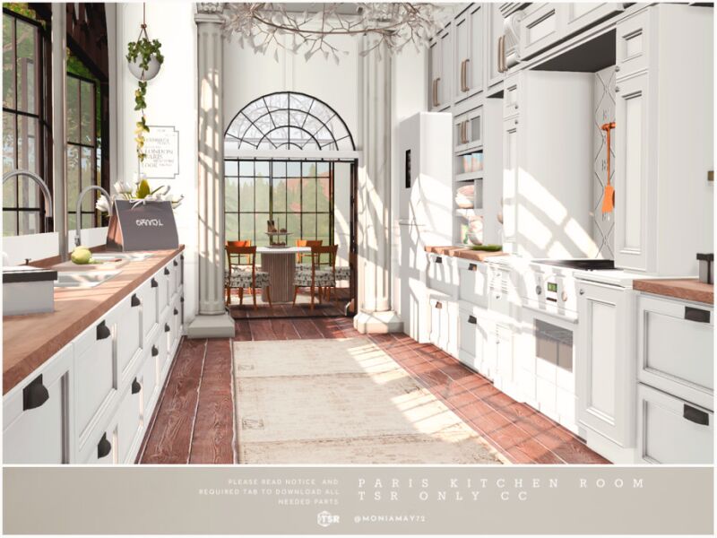 sims 4 cc paris kitchen tsr only cc by moniamay72 3