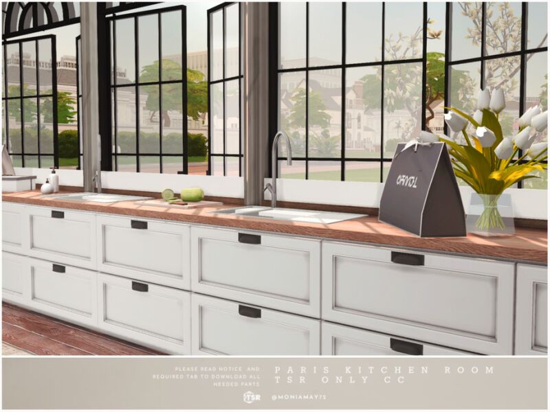 sims 4 cc paris kitchen tsr only cc by moniamay72 5