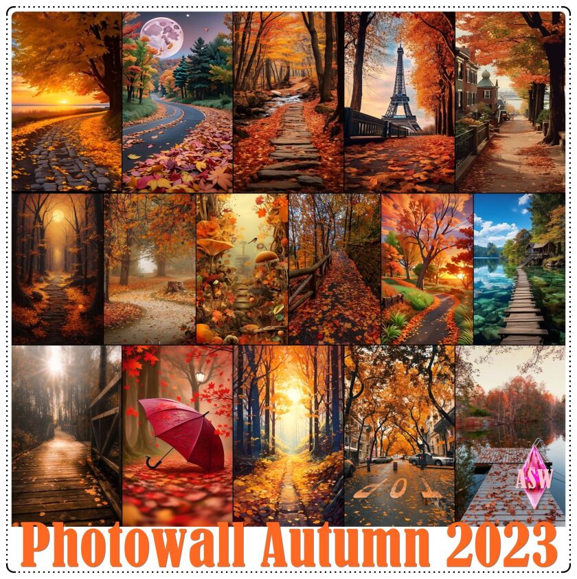 sims 4 cc photowall autumn 2023 mesh by ea moschino stuff 2