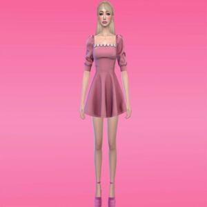 Pink Gradient CAS Background Sims 4 CC