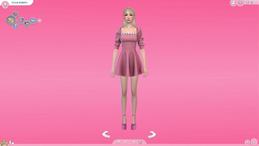 sims 4 cc pink gradient cas background 2