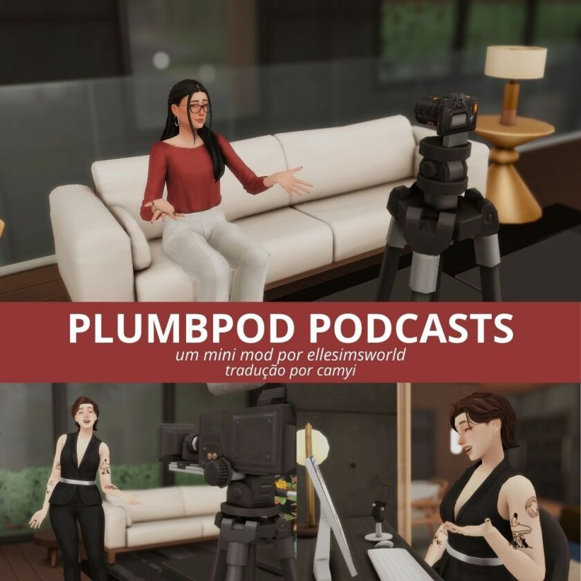 Create Your Own Sims Podcasts! Sims 4 CC