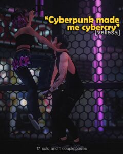 Pose Pack | Cyberpunk Made Me Cybercry Sims 4 CC