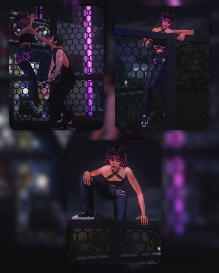 sims 4 cc pose pack cyberpunk made me cybercry 5