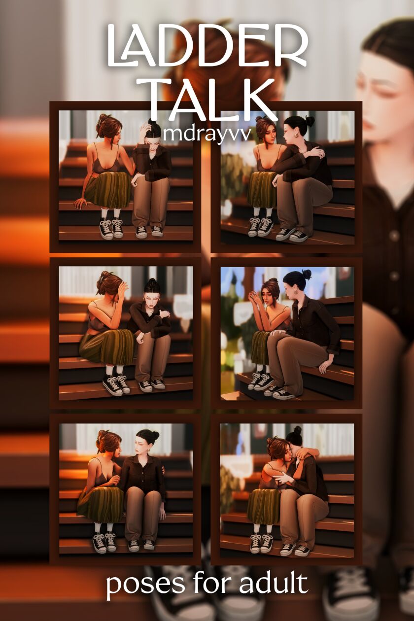 sims 4 cc poses for adult ladder talk 2