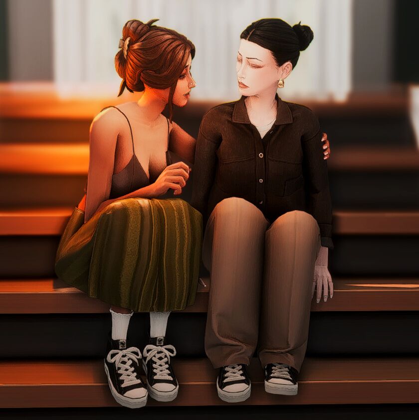 sims 4 cc poses for adult ladder talk 7