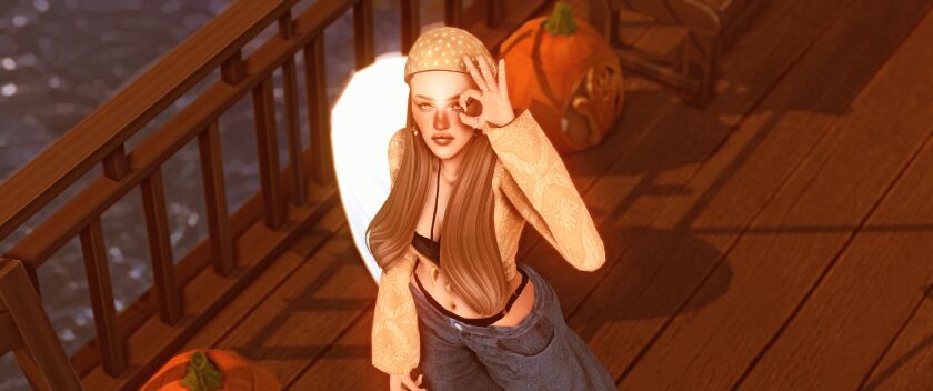 sims 4 cc preset preview for gshade autumn vibe ghostlias 4