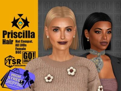 Priscilla by GoAmazons Sims 4 CC