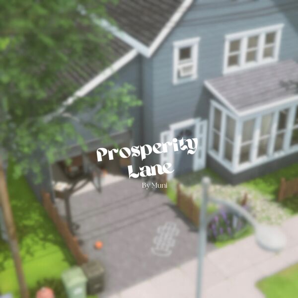 Charming 3BR Home on Prosperity Lane Sims 4 CC