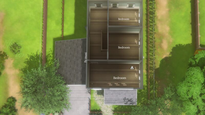 sims 4 cc prosperity lane shell 3br 1bth by muni05 6