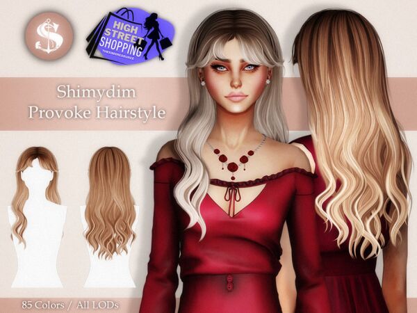 Provoke Hairstyle by Shimydim Sims 4 CC