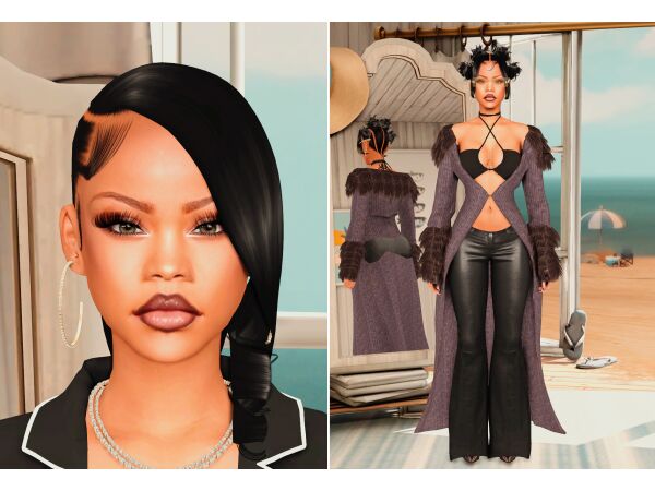 Rihanna – SIM Download Sims 4 CC