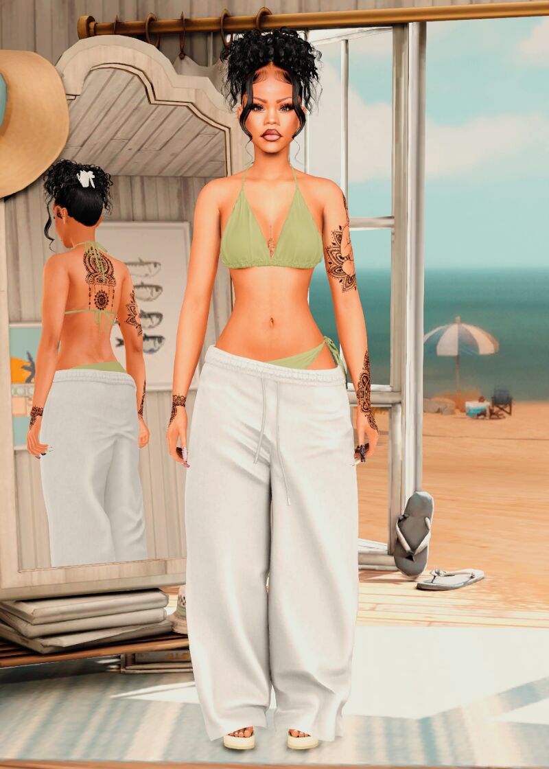 sims 4 cc rihanna sim download by ttopixx 8