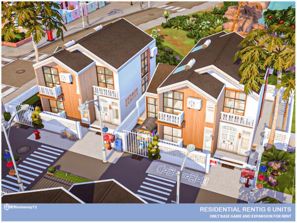 Charming RO Kaya Rockside For Rent Without CC Sims 4 CC