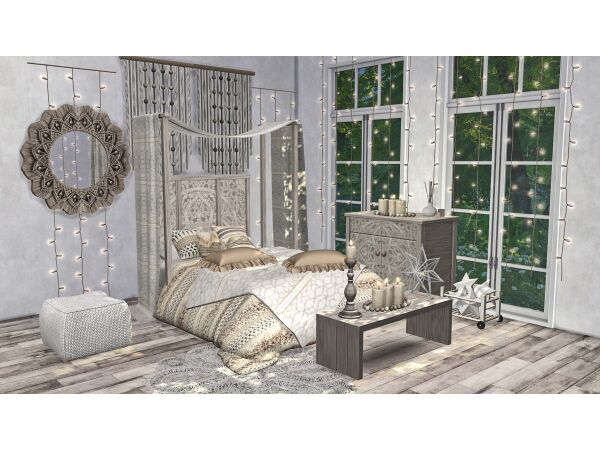 Romina Bedroom By Soloriya Sims 4 CC