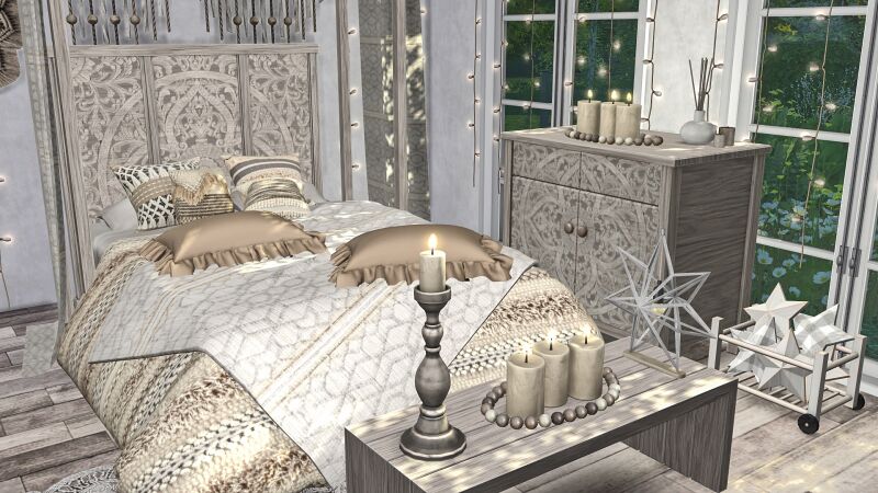 sims 4 cc romina bedroom by soloriya 2