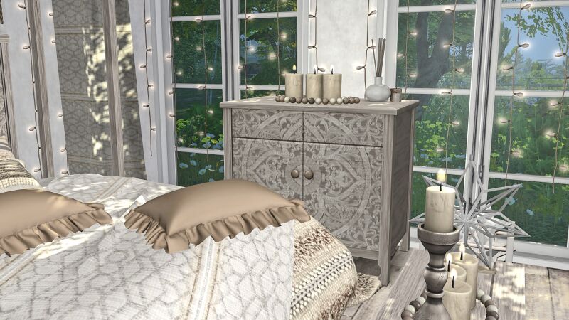 sims 4 cc romina bedroom by soloriya 4