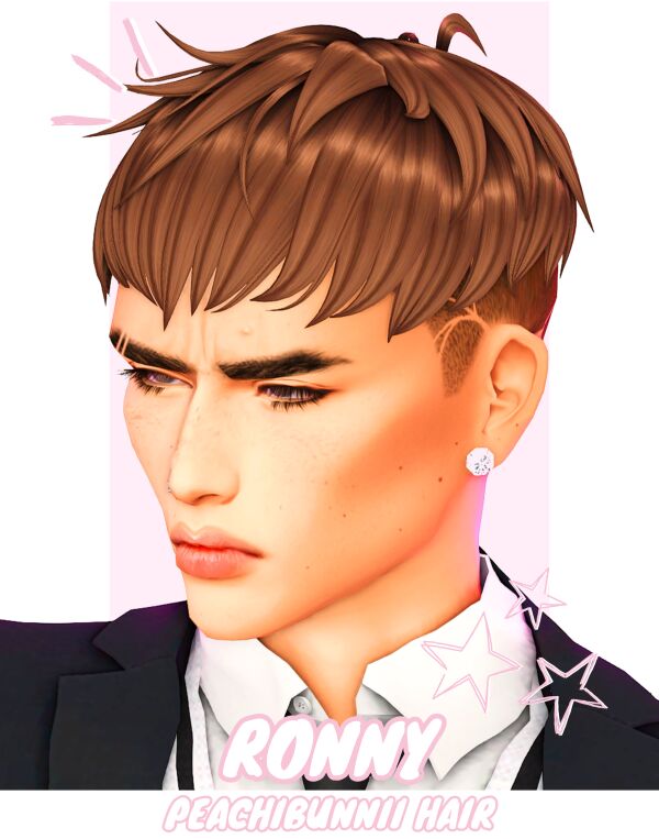 Ronny Hair: A Stylish Addition Sims 4 CC