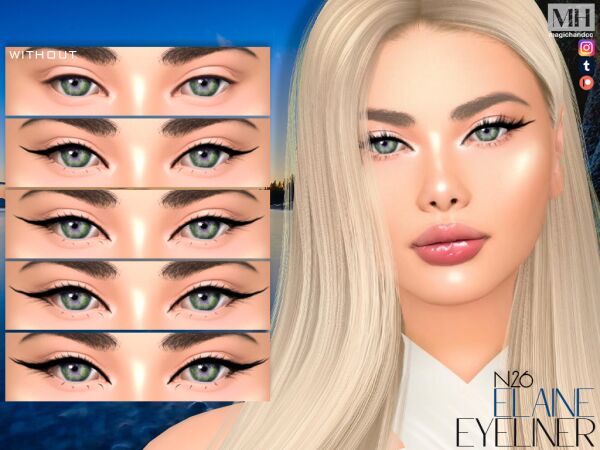 sims 4 cc rosalie eyeshadow n98 by magichandcc 2