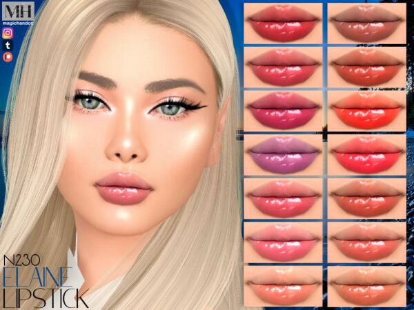 sims 4 cc rosalie eyeshadow n98 by magichandcc 4