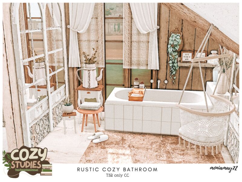 sims 4 cc rustic cozy bathroom tsr only cc by moniamay72 3