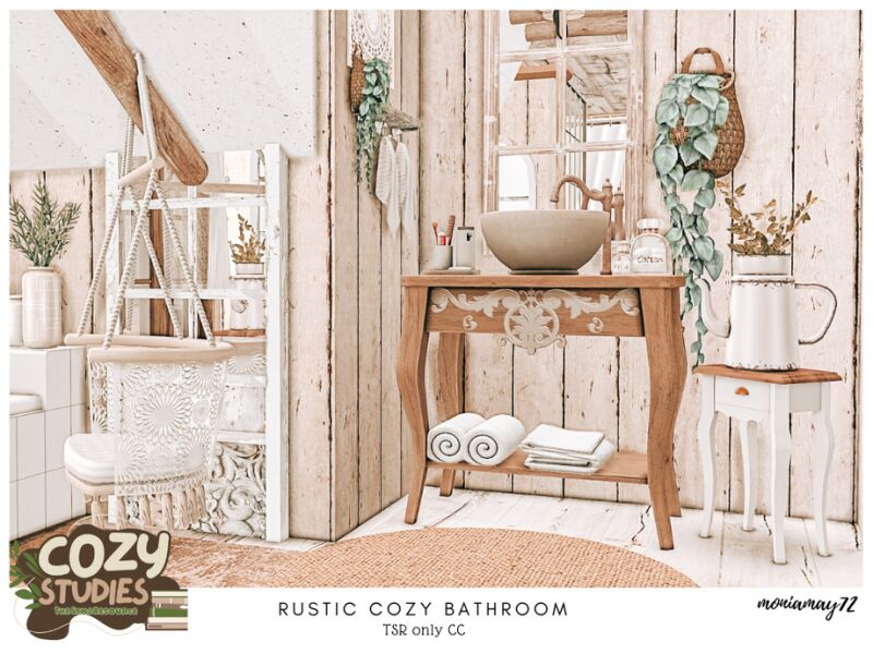 sims 4 cc rustic cozy bathroom tsr only cc by moniamay72 4