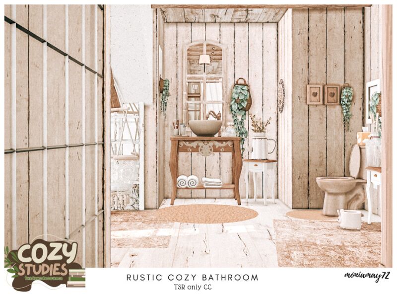 sims 4 cc rustic cozy bathroom tsr only cc by moniamay72 8