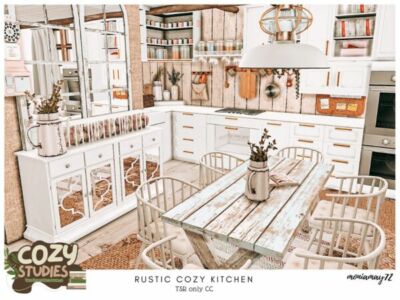 Rustic Cozy Kitchen CC by Moniamay72 Sims 4 CC