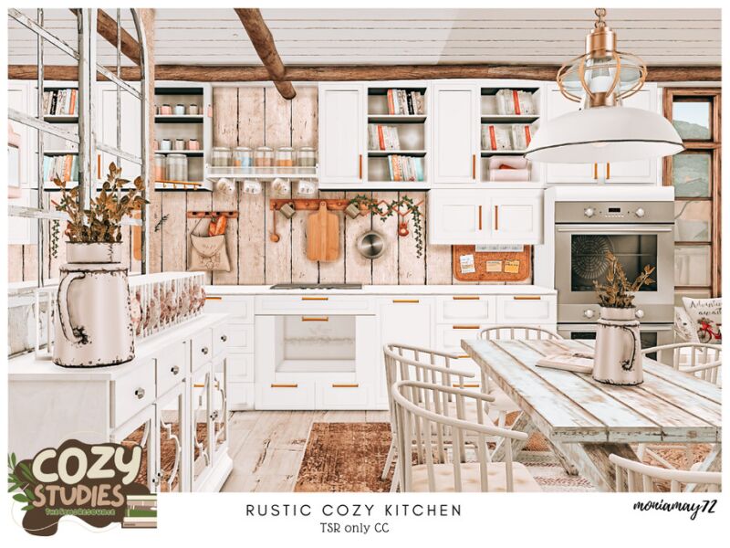 sims 4 cc rustic cozy kitchen tsr only cc by moniamay72 3