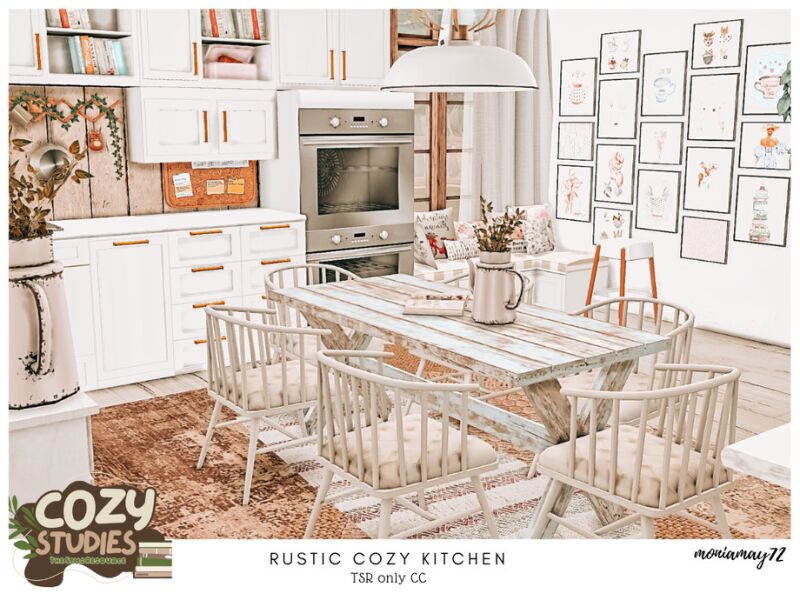 sims 4 cc rustic cozy kitchen tsr only cc by moniamay72 4