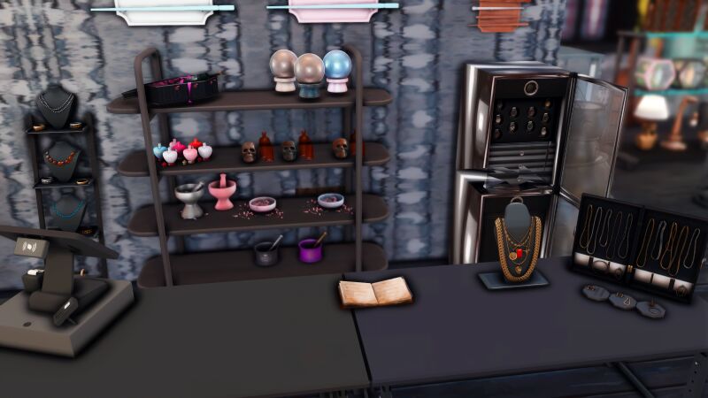 sims 4 cc salem witch shop by extra celestial sims 3